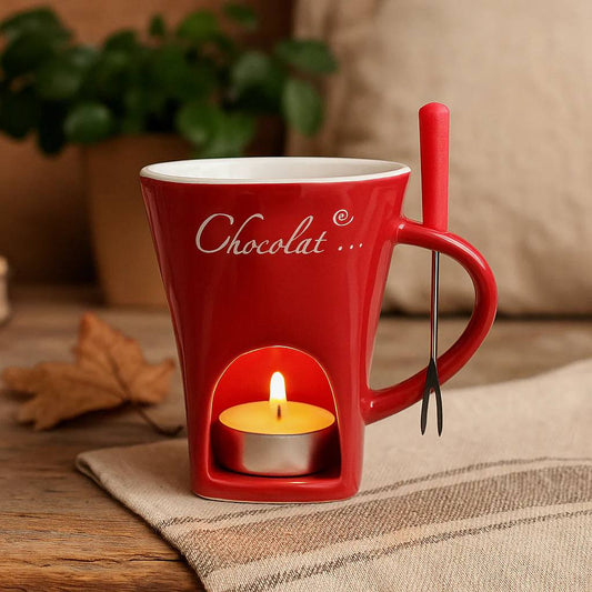 Aromatic Moment: Ceramic Mug for Fondue and Coffee (130 ml)